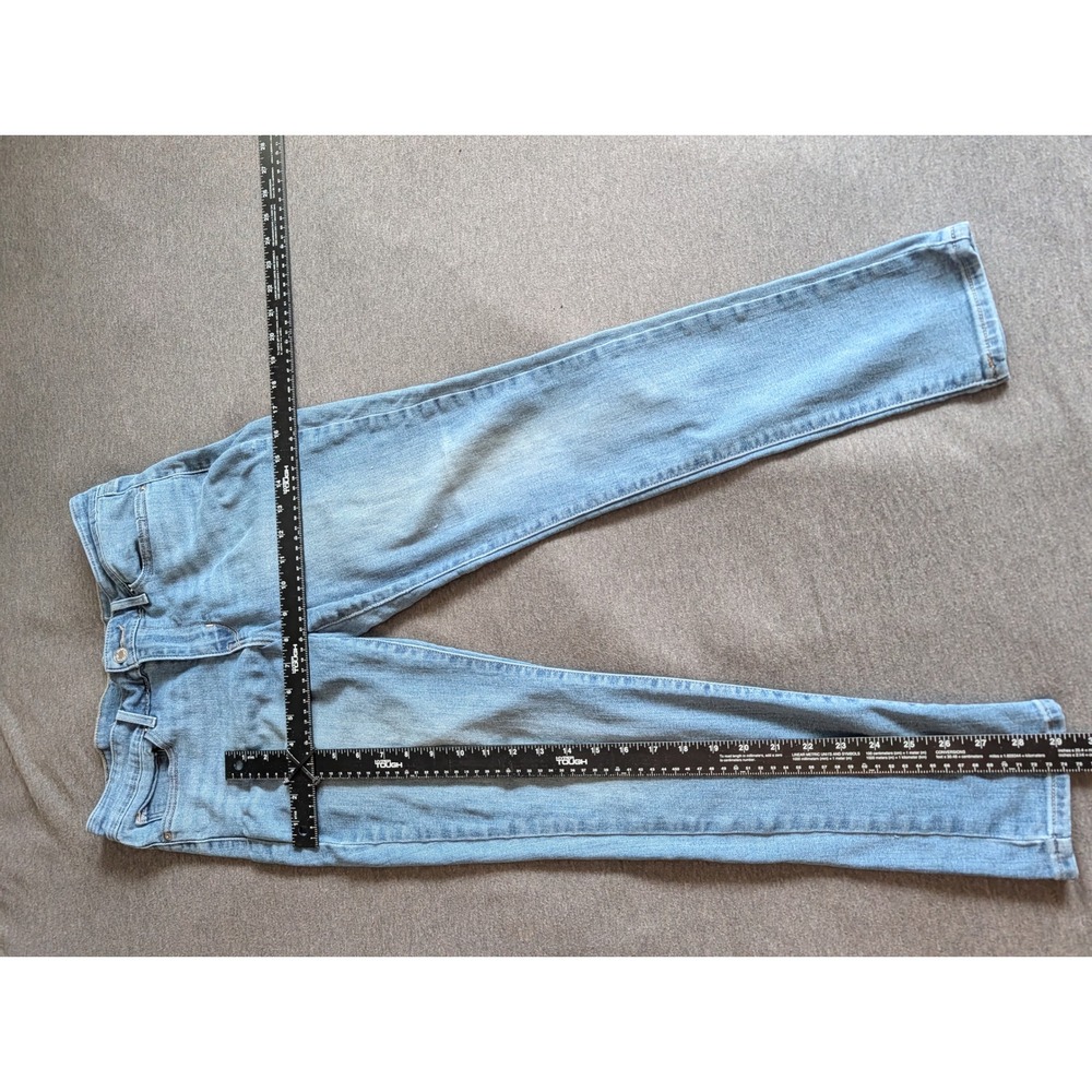 Levis 711 Skinny Jeans Light Wash Blue Denim Mid Rise 18881-0122 Size 29x28